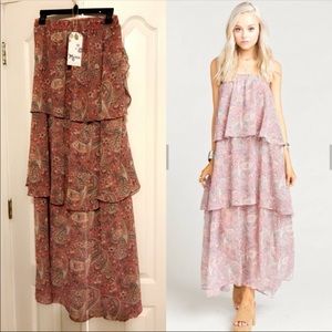 Show Me Your Mumu Blushing Paisley Convert. Dress